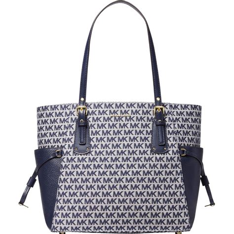 michael kors east west tote|signature voyager east west tote.